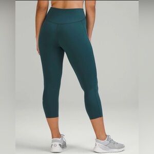 Lululemon Base Pace High-Rise Crop 23" Green Jasper